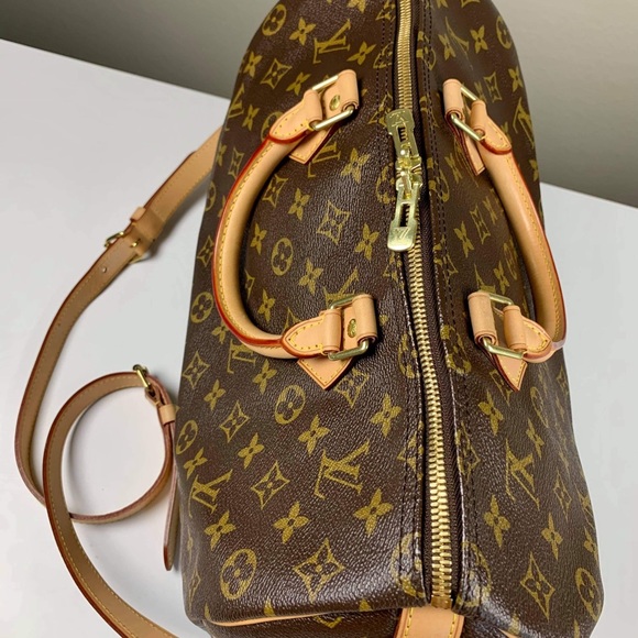 🤎 SPEEDY 35 BANDOULIER MONOGRAM - Picture 11 of 13